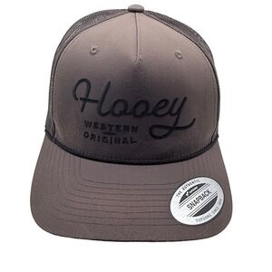 HOOEY Western Original Brown Mesh Snapback Trucker Hat